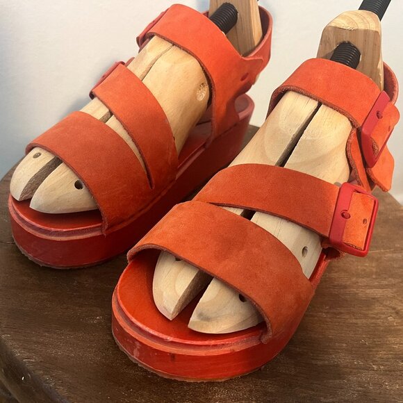 BRYR STUDIO Stella Platform Sandals - Monochrome Flame 39 - Picture 6 of 6